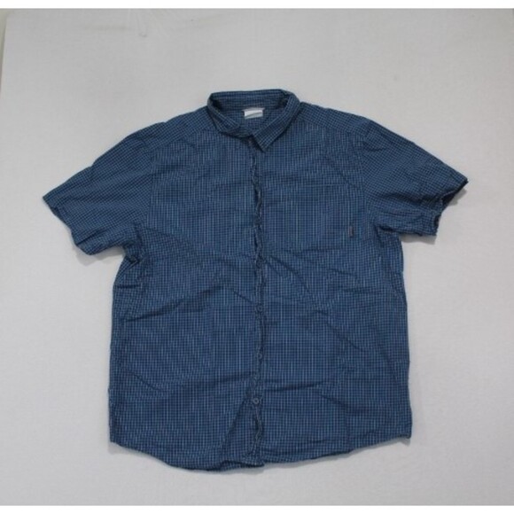 Columbia Other - Columbia Men Blue Plaid Casual Button Down Size XL